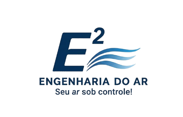Logo da E² Engenharia do Ar — Seu ar sob controle